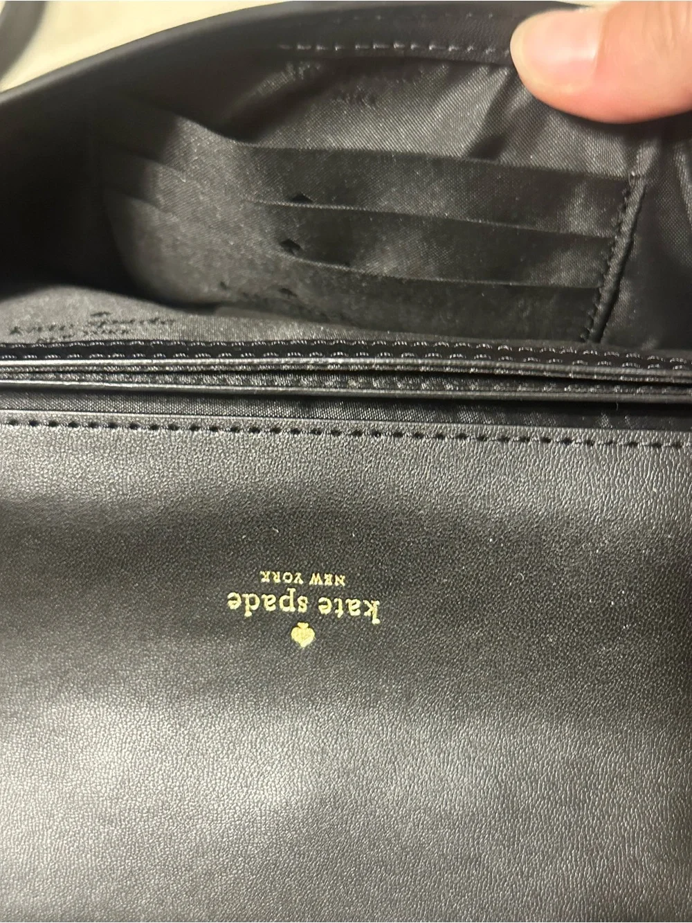 kate spade sleek black